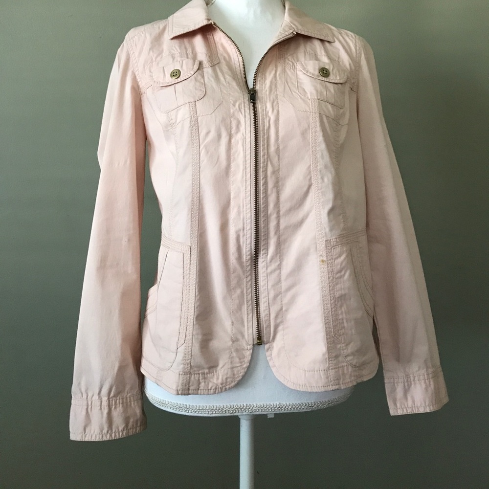 Chico’s pink lightweight jacket
